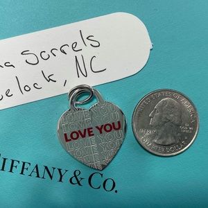 Tiffany & Co Red Love You charm